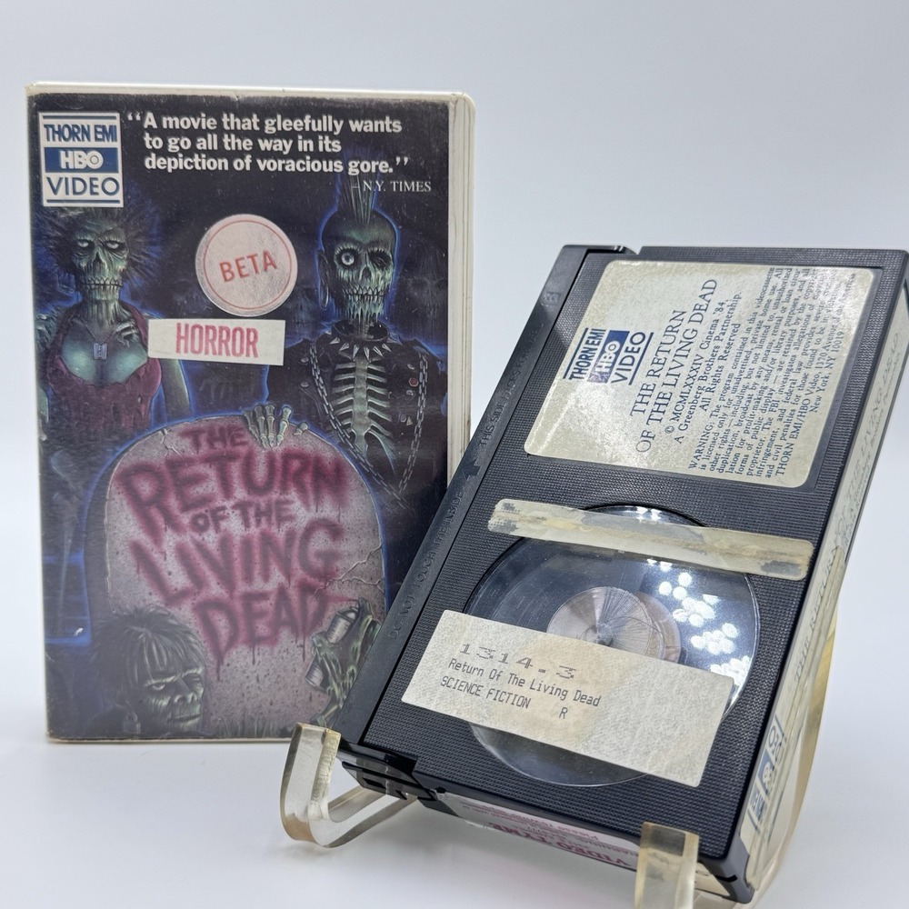 Return of the Living Dead Betamax Beta 1985 Thorn HBO Horror Cult 1st Issue Rare